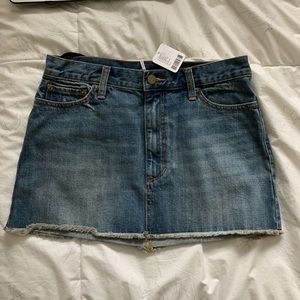 Jean Free People Mini Skirt